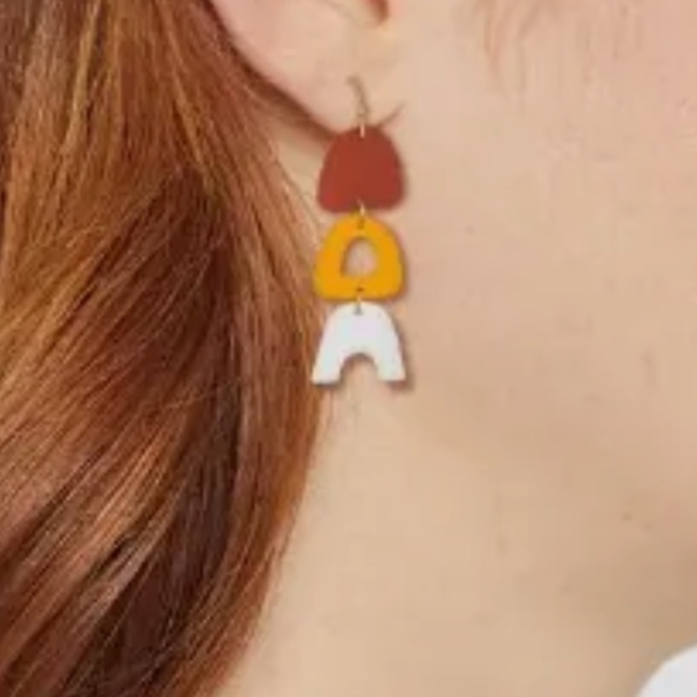 Universal Thread Drop Earrings. - Picture 5 of 6
